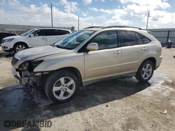 ✅ 2008 Lexus RX 350 • VIN: 2T2GK31U88C052579 • Lot: 93268495. Listed on Copart with 166,838 mi. Free auction sales archive from the USA and detailed vehicle history report at DreamBid. Image 1.
