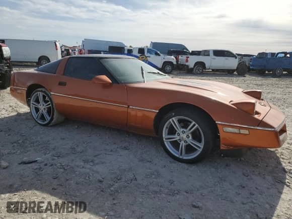 1984 Chevrolet Corvette with VIN 1G1AY0781E5124838, listed as a Copart auction lot 84570674 with Not provided miles and Clean title. Bid and sale history available at DreamBid. Image 4.