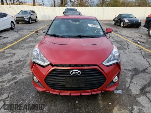 ✅ 2013 Hyundai Veloster Turbo • VIN: KMHTC6AE0DU112177 • Lot: 78876194. Wystawiony na Copart z przebiegiem 64 627 mil. Bezpłatny archiwum sprzedaży aukcyjnych z USA i szczegółowy raport historii pojazdu na DreamBid. Zdjęcie 5.