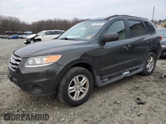 ✅ 2012 Hyundai Santa Fe GLS • VIN: 5XYZGDAG4CG110361 • Lot: 83764104. Listed on Copart with 74,859 mi. Free auction sales archive from the USA and detailed vehicle history report at DreamBid. Image 1.