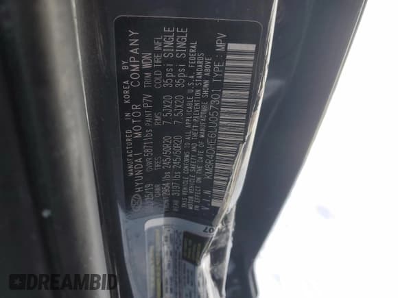 ✅ 2020 Hyundai Palisade SEL • VIN: KM8R4DHE6LU057301 • Лот: 44915335. Опубликован ранее на Copart с пробегом 101 879 миль. Бесплатный доступ к архиву аукционных продаж из США и подробный отчёт об истории автомобиля на DreamBid. Изображение 15.