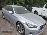 ✅ 2018 Infiniti Q50 Luxe • VIN: JN1EV7AP7JM363629 • Lot: 43471597. Listed on IAAI with 127,102 mi. Free auction sales archive from the USA and detailed vehicle history report at DreamBid. Image 1.