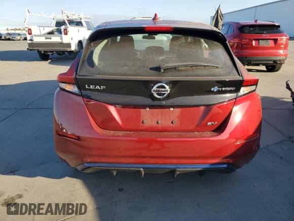 ✅ 2022 Nissan LEAF SV • VIN: 1N4AZ1CV9NC561154 • Lot: 86182965. Listed on Copart with 23,639 mi. Free auction sales archive from the USA and detailed vehicle history report at DreamBid. Image 6.