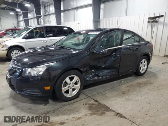 ✅ 2013 Chevrolet Cruze 1LT • VIN: 1G1PC5SB3D7231210 • Лот: 85862525. Опубликован ранее на Copart с пробегом 124 537 миль. Бесплатный доступ к архиву аукционных продаж из США и подробный отчёт об истории автомобиля на DreamBid. Изображение 1.