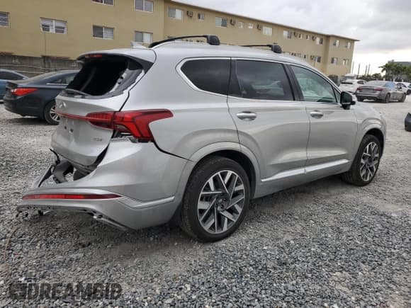 ✅ 2023 Hyundai Santa Fe Calligraphy • VIN: 5NMS54ALXPH640611 • Lot: 46793805. Listed on Copart with 7,321 mi. Free auction sales archive from the USA and detailed vehicle history report at DreamBid. Image 3.