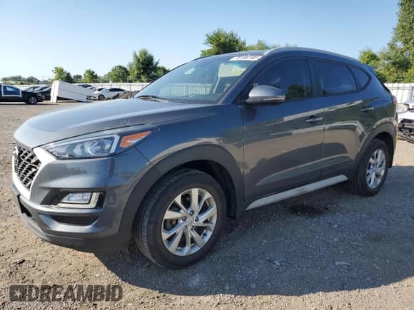 2019 Hyundai Tucson Value with VIN KM8J33A44KU945006, listed as a Copart auction lot 70196195 with 108,304 mi miles and Salvage title. Bid and sale history available at DreamBid. Image 1.