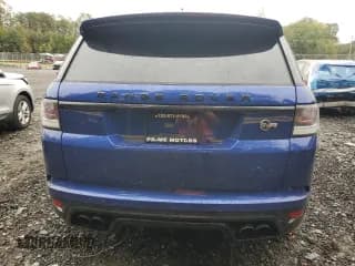 ✅ 2016 Land Rover Range Rover Sport SVR • VIN: SALWZ2EF9GA570441 • Lot: 86699725. Listed on Copart with Not provided. Free auction sales archive from the USA and detailed vehicle history report at DreamBid. Image 6.