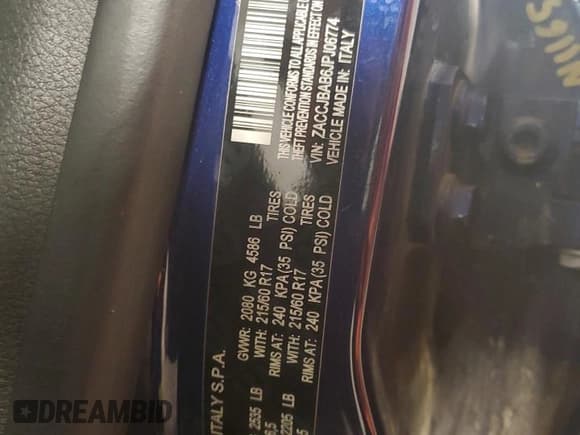 ✅ 2018 Jeep Renegade Upland • VIN: ZACCJBAB6JPJ06774 • Lot: 84710835. Wystawiony na Copart z przebiegiem 105 702 mil. Bezpłatny archiwum sprzedaży aukcyjnych z USA i szczegółowy raport historii pojazdu na DreamBid. Zdjęcie 13.