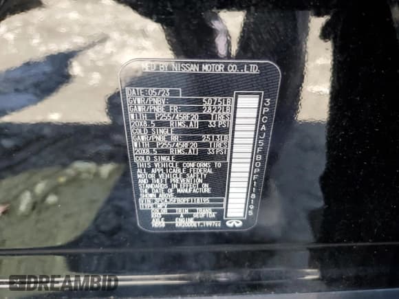 ✅ 2023 Infiniti QX50 Sport • VIN: 3PCAJ5FB0PF118195 • Lot: 54915755. Wystawiony na Copart z przebiegiem 30 191 mil. Bezpłatny archiwum sprzedaży aukcyjnych z USA i szczegółowy raport historii pojazdu na DreamBid. Zdjęcie 13.