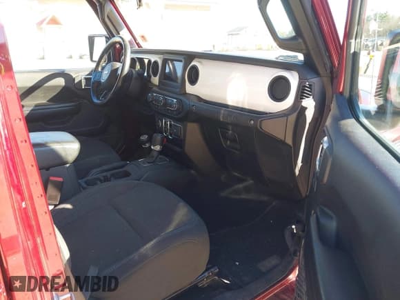✅ 2021 Jeep Wrangler Unlimited Sport S • VIN: 1C4HJXDG4MW647164 • Lot: 40952672. Listed on IAAI with 51,366 mi. Free auction sales archive from the USA and detailed vehicle history report at DreamBid. Image 5.