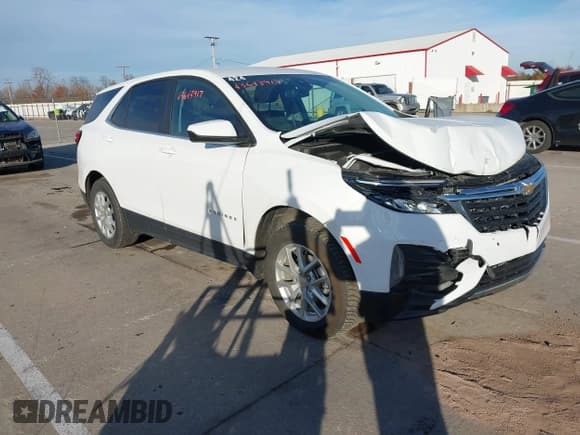 ✅ 2024 Chevrolet Equinox LT • VIN: 3GNAXUEG1RS205272 • Лот: 43643917. Опубликован ранее на IAAI с пробегом 67 352 миль. Бесплатный доступ к архиву аукционных продаж из США и подробный отчёт об истории автомобиля на DreamBid. Изображение 1.