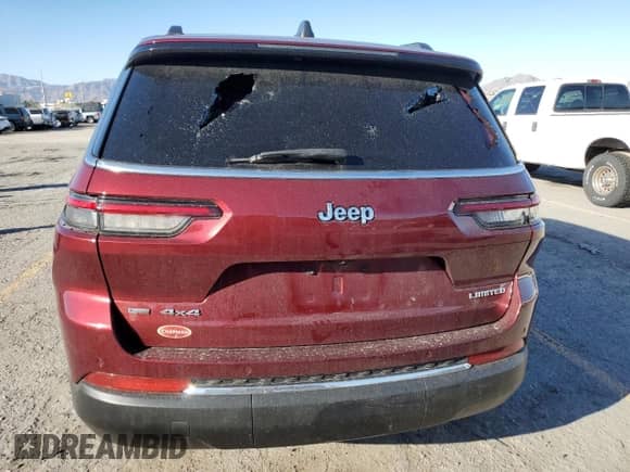 2021 Jeep Grand Cherokee Limited с VIN 1C4RJKBG9M8109414, выставлен на аукционе Copart как лот 84915365 с пробегом 69 678 миль миль и Списание • Salvage title. История ставок и продаж доступна на DreamBid. Изображение 6.