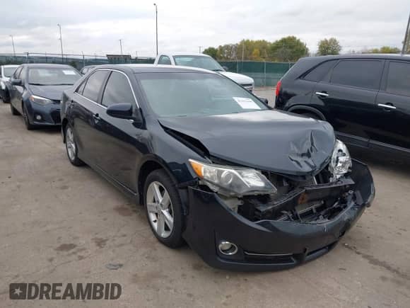2012 Toyota Camry LE with VIN 4T1BF1FK6CU017545, listed as a IAAI auction lot 43495166 with 214,394 mi miles and . Bid and sale history available at DreamBid. Image 1.