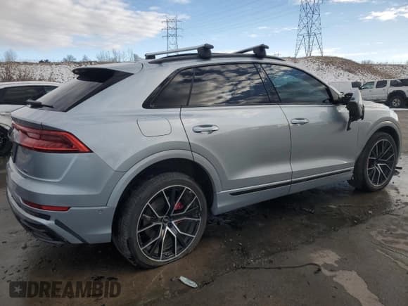 ✅ 2023 Audi Q8 Prestige • VIN: WA1FVBF10PD015649 • Lot: 42823755. Listed on Copart with 15,140 mi. Free auction sales archive from the USA and detailed vehicle history report at DreamBid. Image 3.