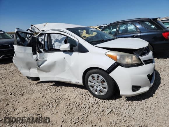 ✅ 2014 Toyota Yaris L • VIN: VNKKTUD32EA010971 • Lot: 81220485. Listed on Copart with Not provided. Free auction sales archive from the USA and detailed vehicle history report at DreamBid. Image 4.