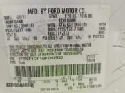 ✅ 2011 Ford F-150 XL • VIN: 1FTNF1CF1BKD62520 • Lot: 43766500. Wystawiony na IAAI z przebiegiem 205 222 mil. Bezpłatny archiwum sprzedaży aukcyjnych z USA i szczegółowy raport historii pojazdu na DreamBid. Zdjęcie 9.