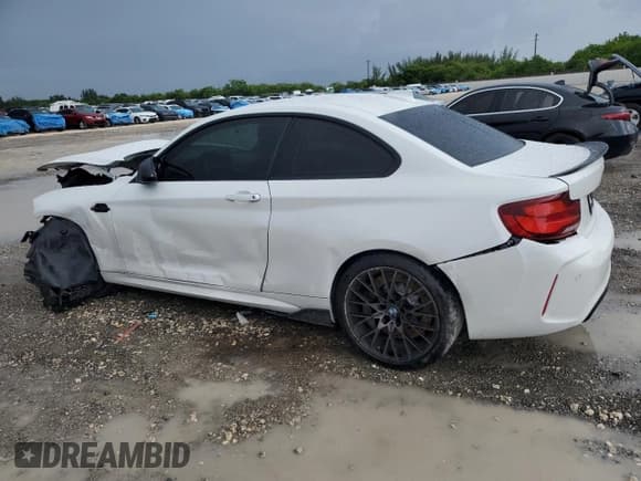 ✅ 2020 BMW M2 Competition • VIN: WBS2U7C05L7E57041 • Лот: 64968525. Опубликован ранее на Copart с пробегом Не указан. Бесплатный доступ к архиву аукционных продаж из США и подробный отчёт об истории автомобиля на DreamBid. Изображение 2.