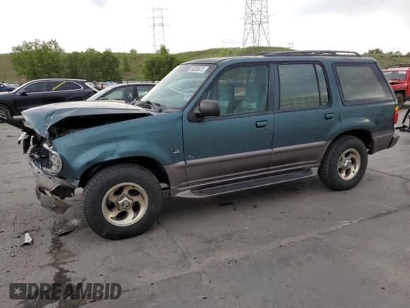✅ 1997 Mercury Mountaineer • VIN: 4M2DU55P3VUJ08261 • Лот: 59320875. Опубликован ранее на Copart с пробегом 168 804 миль. Бесплатный доступ к архиву аукционных продаж из США и подробный отчёт об истории автомобиля на DreamBid. Изображение 1.