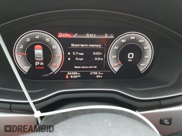 ✅ 2020 Audi A5 Sportback Premium Plus • VIN: WAUCNCF50LA002555 • Lot: 51050625. Wystawiony na Copart z przebiegiem 94 288 mil. Bezpłatny archiwum sprzedaży aukcyjnych z USA i szczegółowy raport historii pojazdu na DreamBid. Zdjęcie 9.