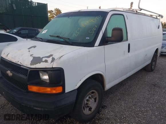 ✅ 2008 Chevrolet Express Cargo • VIN: 1GCGG29C081167757 • Lot: 43274856. Listed on IAAI with Not provided. Free auction sales archive from the USA and detailed vehicle history report at DreamBid. Image 6.