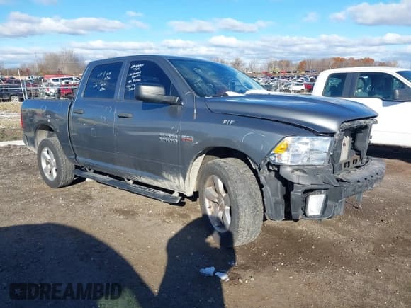 ✅ 2013 Ram 1500 Express • VIN: 1C6RR7KT0DS582065 • Lot: 43636507. Listed on IAAI with 189,061 mi. Free auction sales archive from the USA and detailed vehicle history report at DreamBid. Image 1.