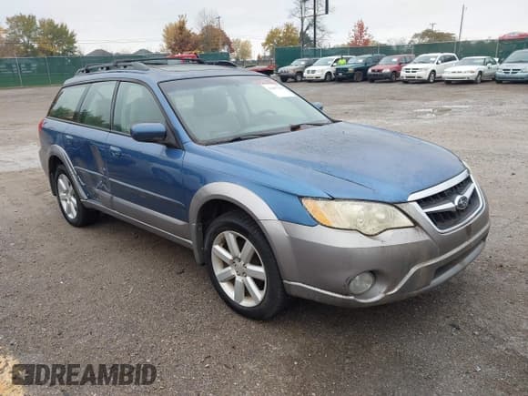 ✅ 2008 Subaru Outback Limited • VIN: 4S4BP62C587340144 • Lot: 43497706. Listed on IAAI with 146,774 mi. Free auction sales archive from the USA and detailed vehicle history report at DreamBid. Image 1.