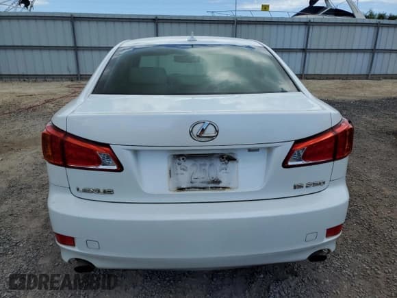 ✅ 2010 Lexus IS 250 • VIN: JTHBF5C26A2098070 • Lot: 59166635. Listed on Copart with 134,193 mi. Free auction sales archive from the USA and detailed vehicle history report at DreamBid. Image 6.