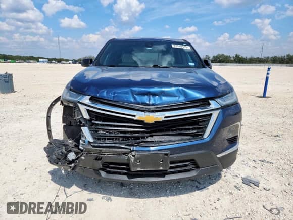 2022 Chevrolet Traverse LS with VIN 1GNERFKW7NJ166556, listed as a Copart auction lot 81380915 with 67,774 mi miles and Salvage title. Bid and sale history available at DreamBid. Image 5.