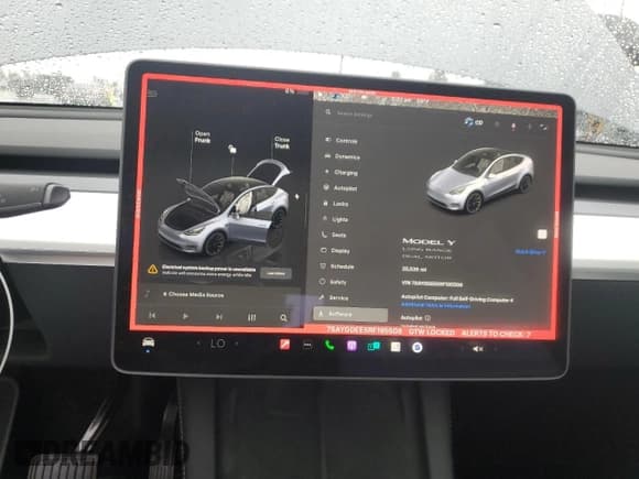✅ 2024 Tesla Model Y Long Range • VIN: 7SAYGDEE5RF195508 • Лот: 85880625. Опубликован ранее на Copart с пробегом 25 536 миль. Бесплатный доступ к архиву аукционных продаж из США и подробный отчёт об истории автомобиля на DreamBid. Изображение 9.