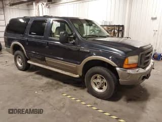 ✅ 2000 Ford Excursion Limited • VIN: 1FMNU43S2YED08358 • Лот: 42937370. Опубликован ранее на IAAI с пробегом 225 543 миль. Бесплатный доступ к архиву аукционных продаж из США и подробный отчёт об истории автомобиля на DreamBid. Изображение 1.
