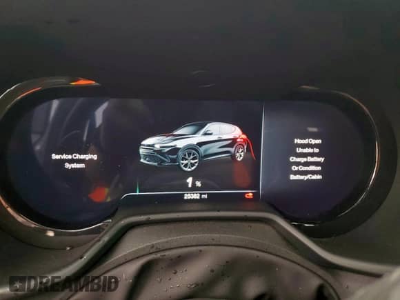 2024 Dodge Hornet R/T z VIN ZACPDFCW4R3A29263, wystawiony jako Copart lot #63423425 z przebiegiem 25 382 mil mil oraz Nie do naprawy • Non repairable. Historia ofert i sprzedaży dostępna na DreamBid. Obrazek 9.