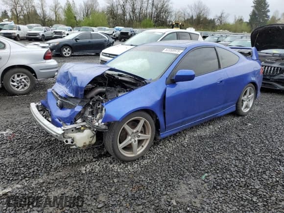 ✅ 2005 Acura RSX Type S • VIN: JH4DC53055S016075 • Lot: 52358975. Listed on Copart with Not provided. Free auction sales archive from the USA and detailed vehicle history report at DreamBid. Image 1.