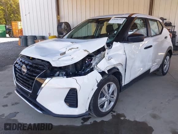 ✅ 2024 Nissan Kicks S • VIN: 3N1CP5BV3RL550911 • Lot: 43606311. Listed on IAAI with 45,989 mi. Free auction sales archive from the USA and detailed vehicle history report at DreamBid. Image 17.