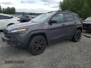 ✅ 2017 Jeep Cherokee Trailhawk • VIN: 1C4PJMBS0HW577055 • Lot: 56428235. Listed on Copart with 137,296 mi. Free auction sales archive from the USA and detailed vehicle history report at DreamBid. Image 1.