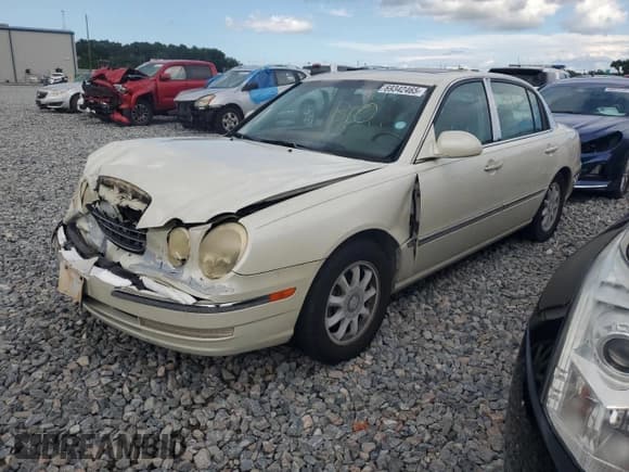 ✅ 2005 Kia Amanti • VIN: KNALD124455050821 • Lot: 69342465. Listed on Copart with 138,973 mi. Free auction sales archive from the USA and detailed vehicle history report at DreamBid. Image 1.