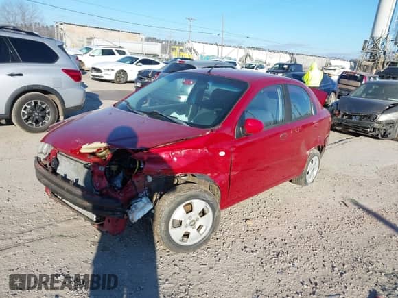 2006 Chevrolet Aveo LS z VIN KL1TD56656B614590, wystawiony jako IAAI lot #41223755 z przebiegiem Nie podano mil oraz . Historia ofert i sprzedaży dostępna na DreamBid. Obrazek 2.