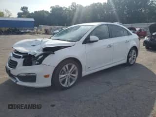 2016 Chevrolet Cruze LTZ z VIN 1G1PG5SB8G7211821, wystawiony jako Copart lot #80252015 z przebiegiem 113 078 mil mil oraz Szkoda całkowita • Salvage title. Historia ofert i sprzedaży dostępna na DreamBid. Obrazek 1.