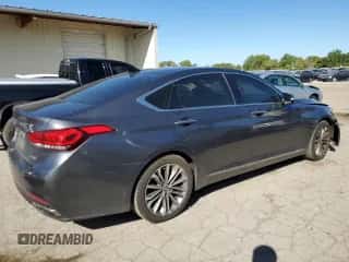 2015 Hyundai Genesis 3.8L z VIN KMHGN4JE9FU059398, wystawiony jako Copart lot #69996594 z przebiegiem 129 245 mil mil oraz Szkoda całkowita • Salvage title. Historia ofert i sprzedaży dostępna na DreamBid. Obrazek 3.