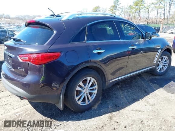 ✅ 2010 Infiniti FX • VIN: JN8AS1MU6AM802634 • Lot: 41863657. Listed on IAAI with Not provided. Free auction sales archive from the USA and detailed vehicle history report at DreamBid. Image 4.