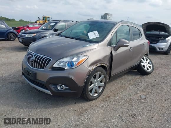 ✅ 2014 Buick Encore Leather • VIN: KL4CJCSB4EB734088 • Лот: 43300715. Опубликован ранее на IAAI с пробегом 90 549 миль. Бесплатный доступ к архиву аукционных продаж из США и подробный отчёт об истории автомобиля на DreamBid. Изображение 2.