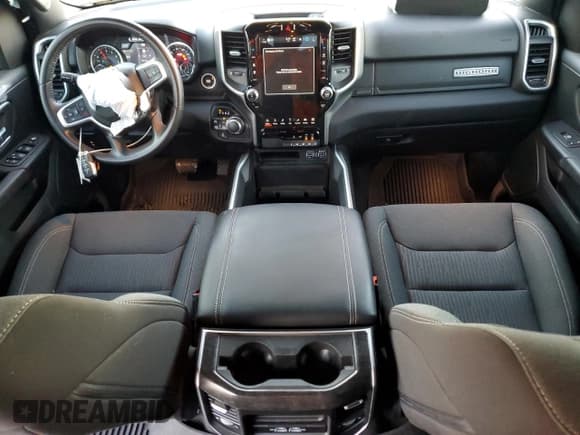 ✅ 2023 Ram 1500 Lone Star • VIN: 1C6SRFMT2PN542811 • Lot: 42945775. Listed on Copart with 33,058 mi. Free auction sales archive from the USA and detailed vehicle history report at DreamBid. Image 8.