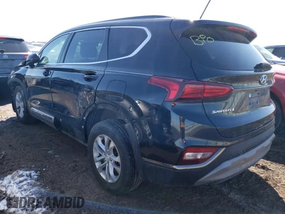 ✅ 2019 Hyundai Santa Fe SE • VIN: 5NMS23AD5KH031057 • Lot: 44010033. Listed on Copart with 37,392 mi. Free auction sales archive from the USA and detailed vehicle history report at DreamBid. Image 2.