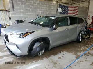 ✅ 2023 Toyota Highlander L • VIN: 5TDKDRBH8PS521575 • Лот: 80486635. Опубликован ранее на Copart с пробегом 21 345 миль. Бесплатный доступ к архиву аукционных продаж из США и подробный отчёт об истории автомобиля на DreamBid. Изображение 1.