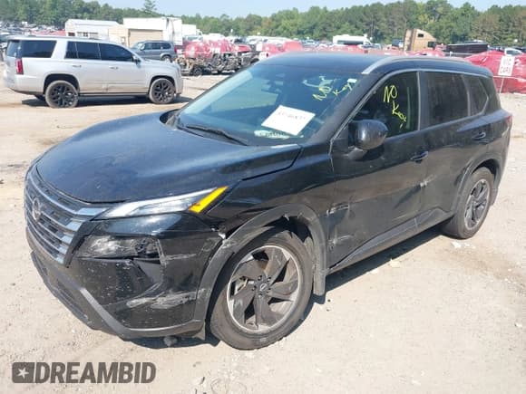 ✅ 2024 Nissan Rogue SV • VIN: 5N1BT3BA1RC723368 • Lot: 43146837. Listed on IAAI with 30,853 mi. Free auction sales archive from the USA and detailed vehicle history report at DreamBid. Image 2.