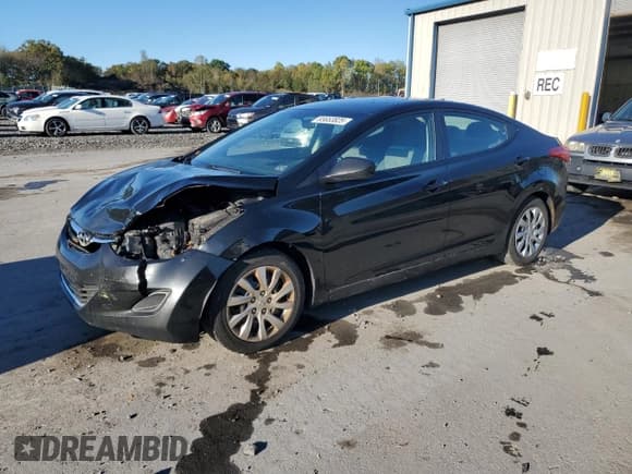 ✅ 2012 Hyundai Elantra GLS • VIN: 5NPDH4AE6CH105287 • Lot: 85653825. Listed on Copart with 204,606 mi. Free auction sales archive from the USA and detailed vehicle history report at DreamBid. Image 1.