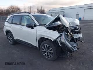 ✅ 2025 Subaru Forester Limited • VIN: JF2SLDNC3SH617604 • Лот: 43815634. Опубликован ранее на IAAI с пробегом 582 миль. Бесплатный доступ к архиву аукционных продаж из США и подробный отчёт об истории автомобиля на DreamBid. Изображение 1.