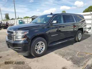 2019 Chevrolet Suburban LT with VIN 1GNSKHKC7KR161265, listed as a Copart auction lot 66005595 with 59,030 mi miles and Clean title. Bid and sale history available at DreamBid. Image 1.