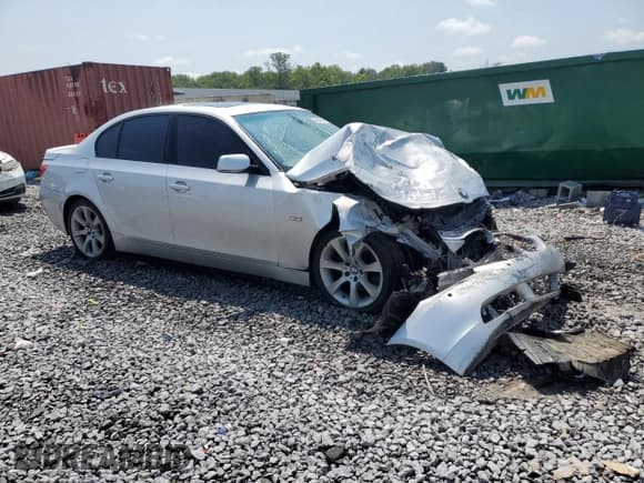 ✅ 2007 BMW 5 Series 550i • VIN: WBANB535X7CP04104 • Lot: 66947885. Listed on Copart with 195,669 mi. Free auction sales archive from the USA and detailed vehicle history report at DreamBid. Image 4.