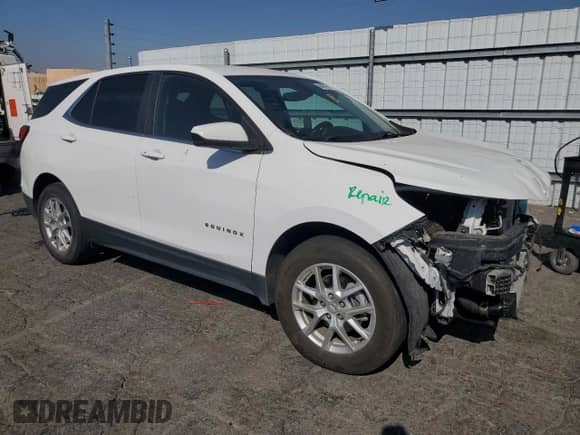 2022 Chevrolet Equinox LT с VIN 3GNAXKEV1NL156744, выставлен на аукционе Copart как лот 84979095 с пробегом 109 318 миль миль и Списание • Salvage title. История ставок и продаж доступна на DreamBid. Изображение 4.