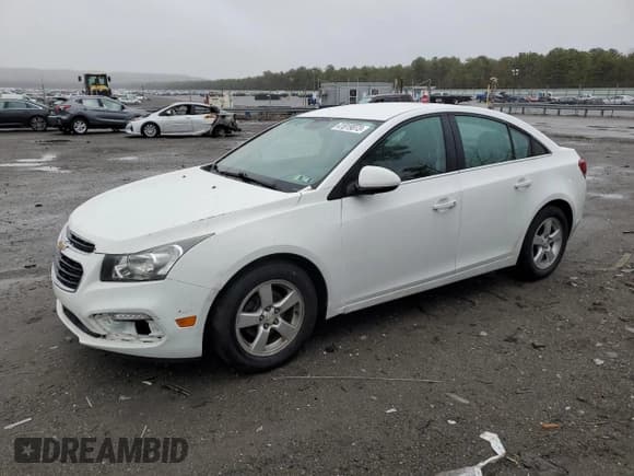✅ 2016 Chevrolet Cruze LT • VIN: 1G1PE5SB9G7183405 • Lot: 41819073. Listed on Copart with 124,274 mi. Free auction sales archive from the USA and detailed vehicle history report at DreamBid. Image 1.